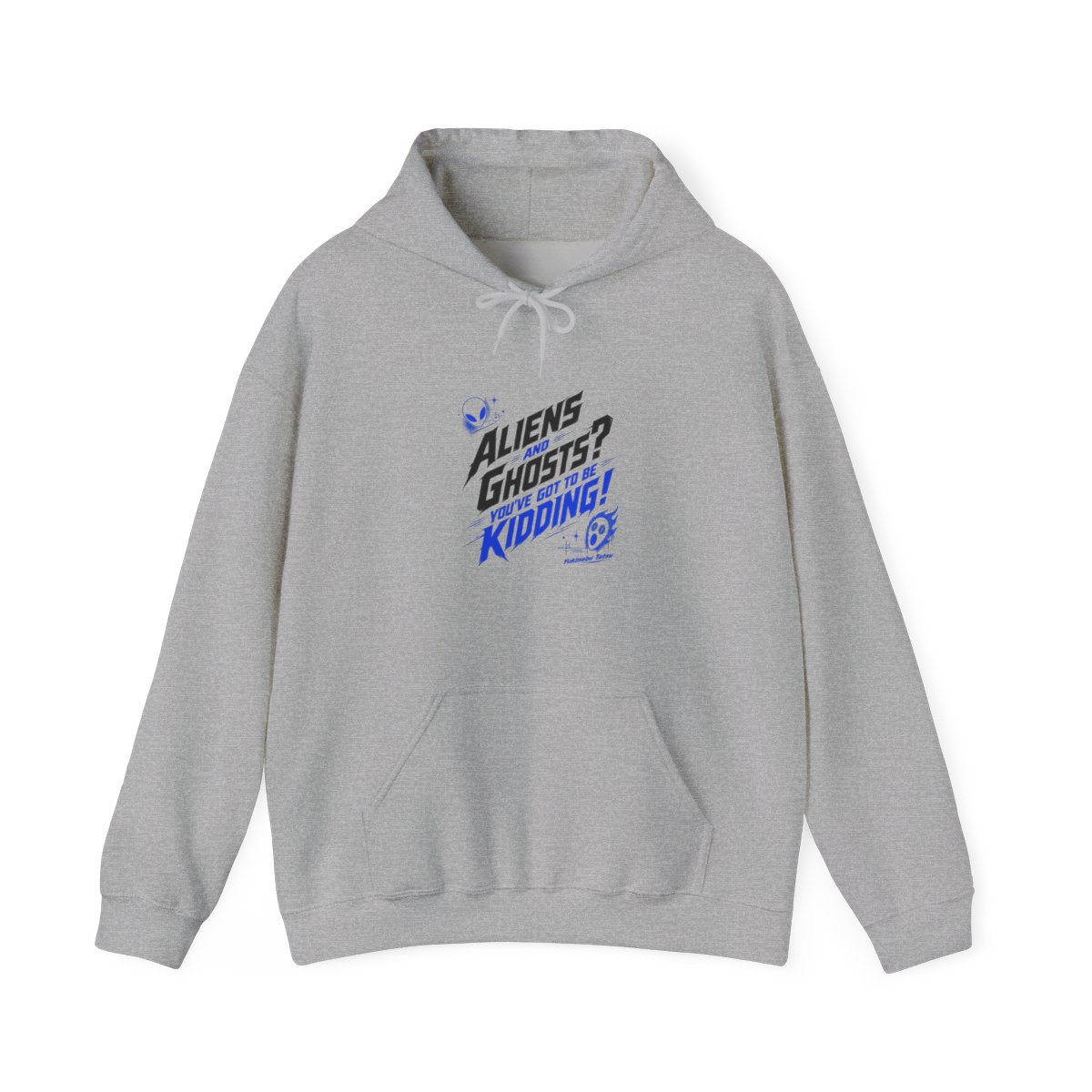 Dandadan "Aliens and Ghosts? You" Hoodie - alternate angle 2, merchandise