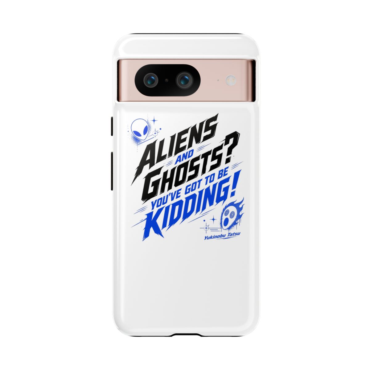 Dandadan "Aliens and Ghosts? You" Phone Case - alternate angle 1, merchandise