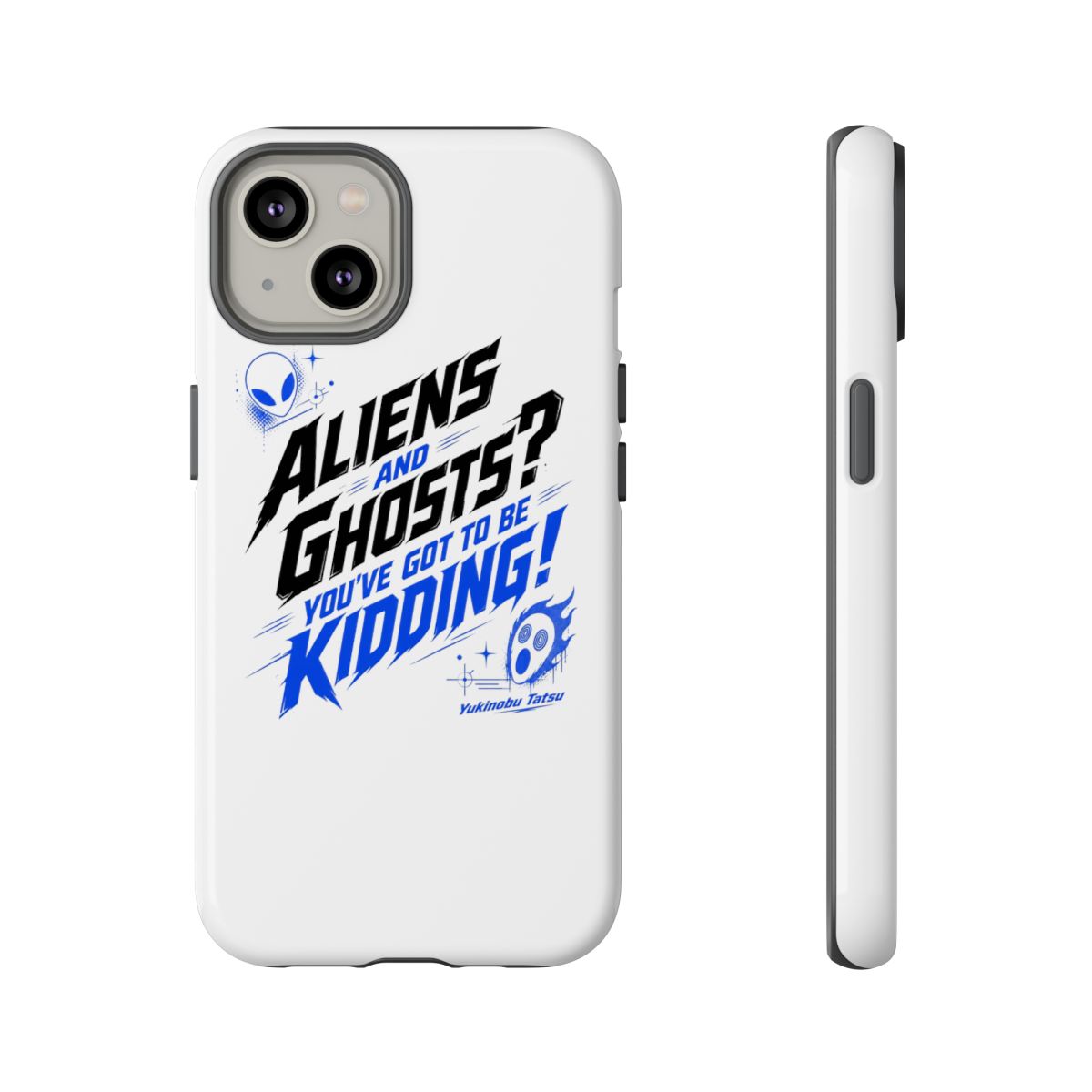 Dandadan "Aliens and Ghosts? You" Phone Case - alternate angle 5, merchandise