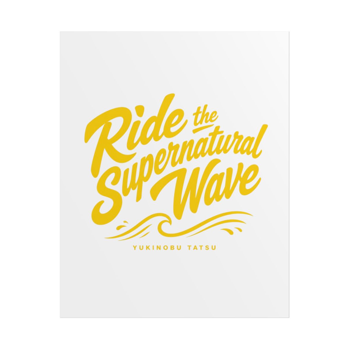 Dandadan "Ride the Supernatural Wave" Poster - Official Posters & Wall Art merchandise
