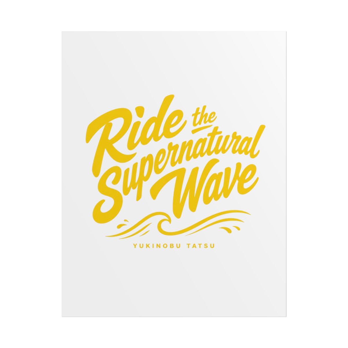 Dandadan "Ride the Supernatural Wave" Poster - alternate angle 1, merchandise