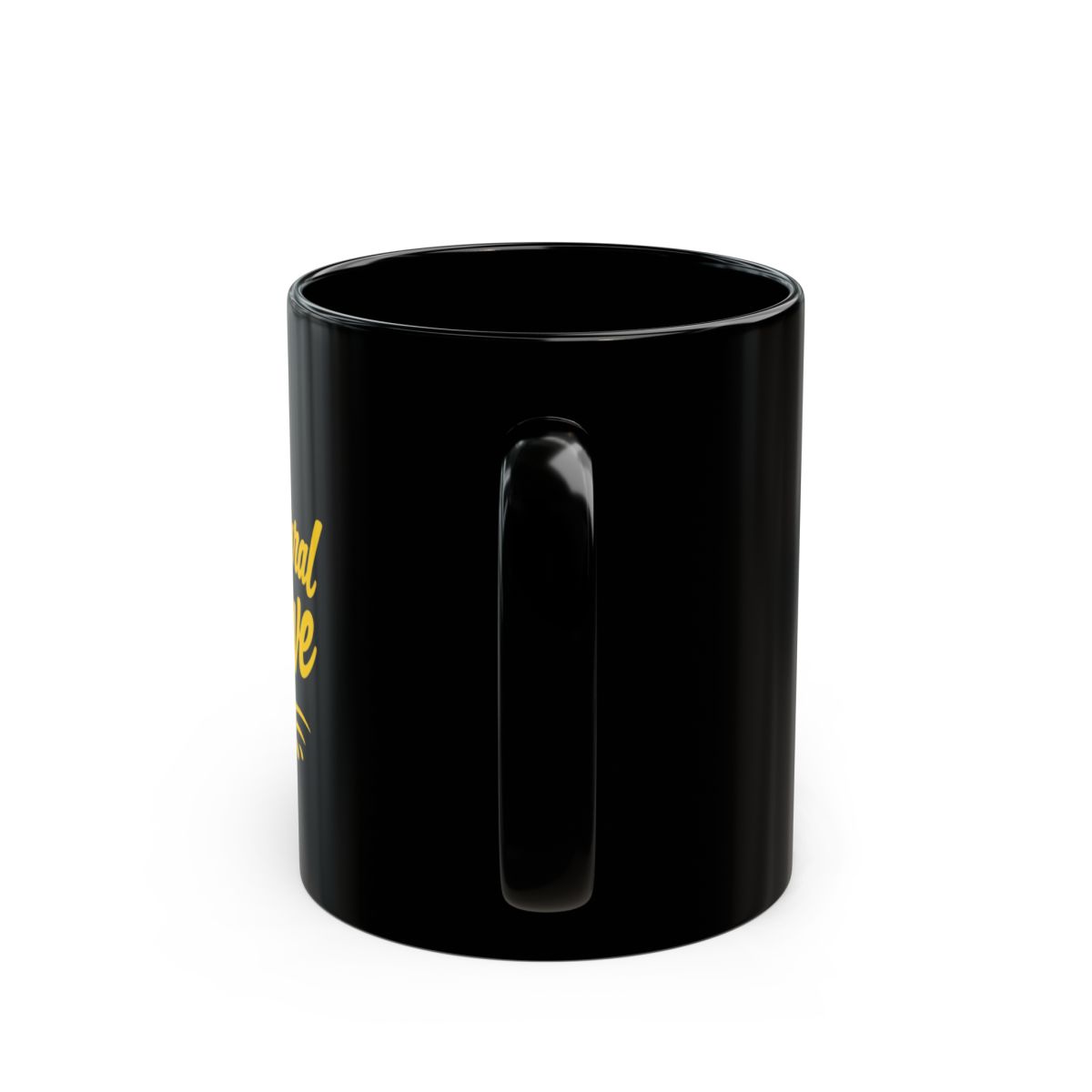 Dandadan "Ride the Supernatural Wave" Black Mug - alternate angle 4, merchandise