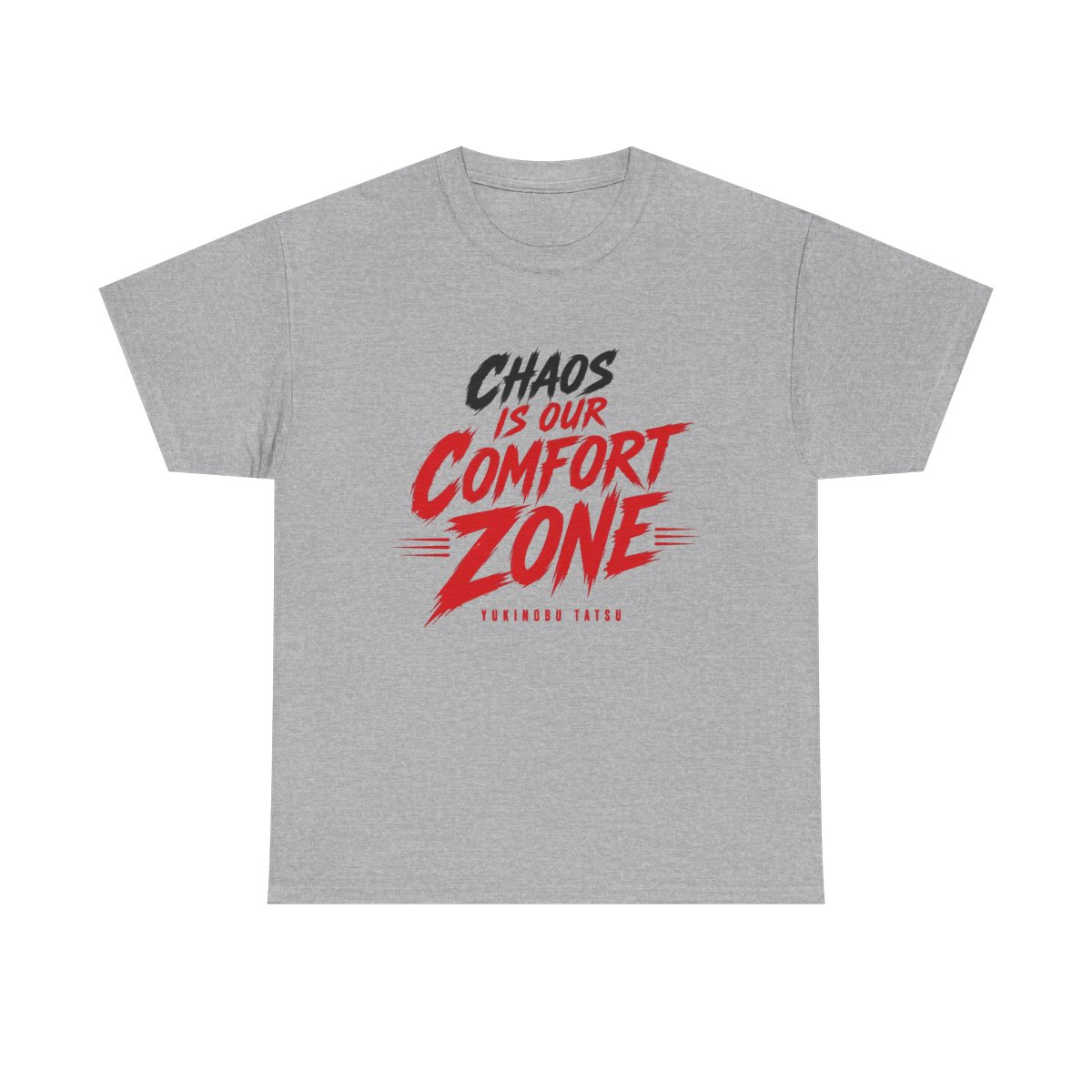 Dandadan "Chaos is Our Comfort Zone" Unisex Tee - alternate angle 2, merchandise
