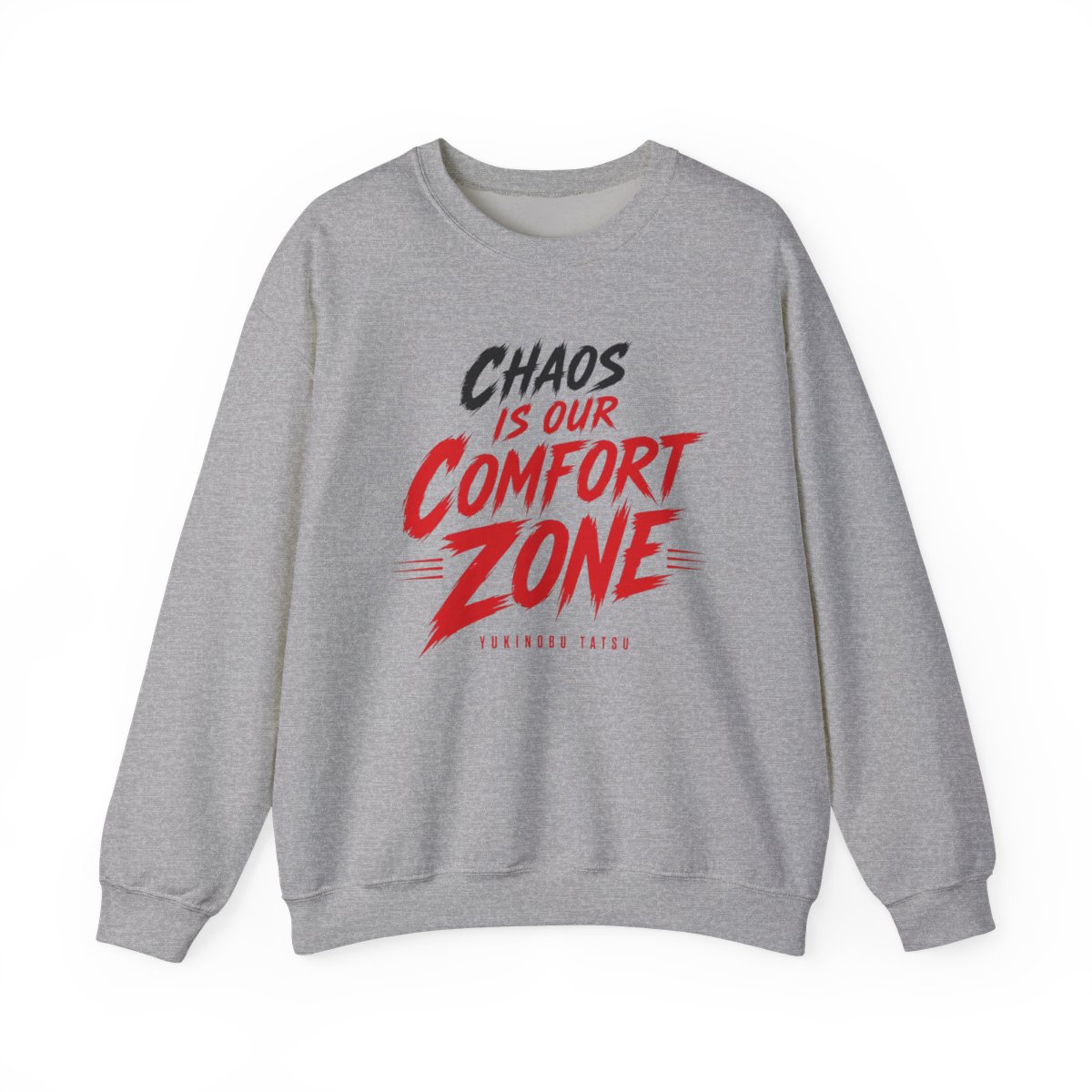 Dandadan "Chaos is Our Comfort Zone" Crewneck - alternate angle 3, merchandise