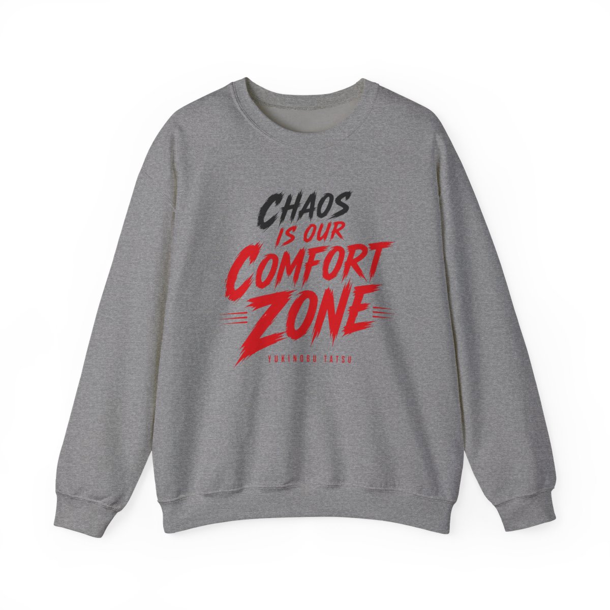 Dandadan "Chaos is Our Comfort Zone" Crewneck - alternate angle 2, merchandise