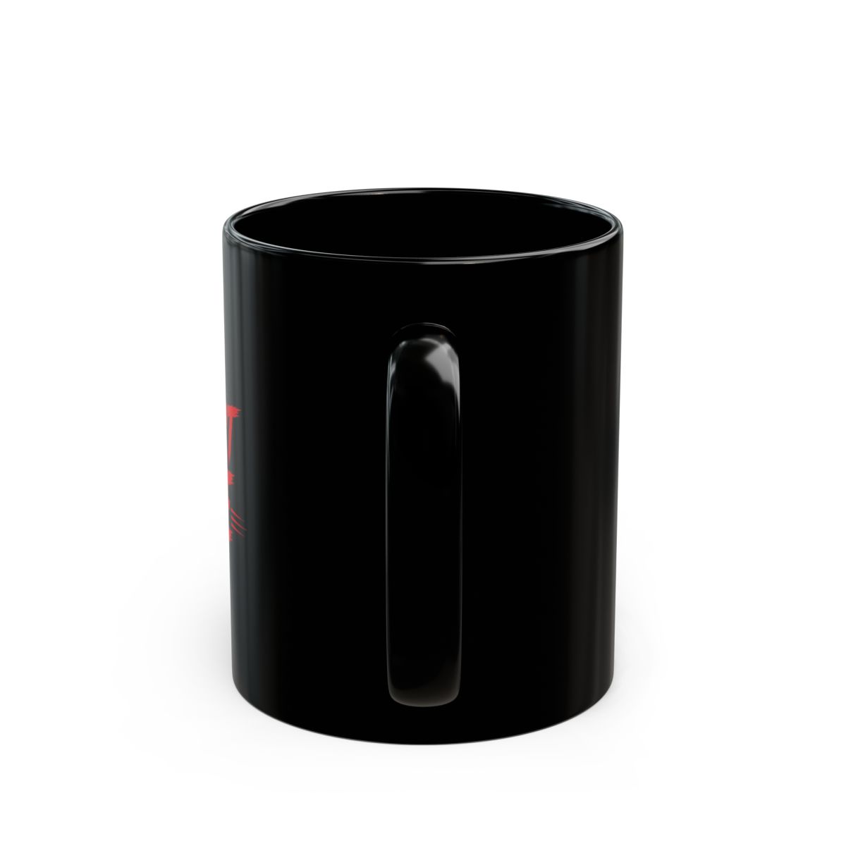 Dandadan "Chaos is Our Comfort Zone" Black Mug - alternate angle 4, merchandise