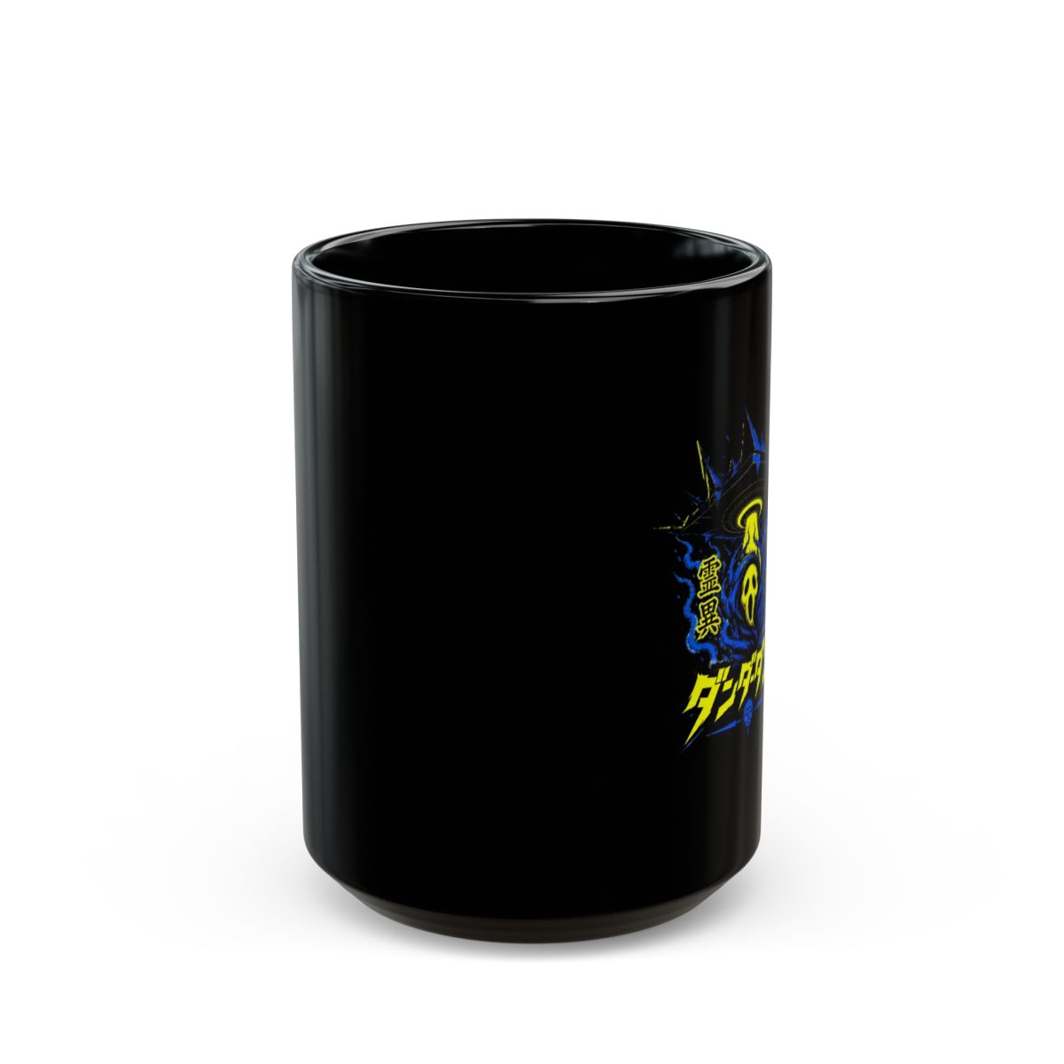 Dandadan "Dandadan" Black Mug - alternate angle 2, merchandise