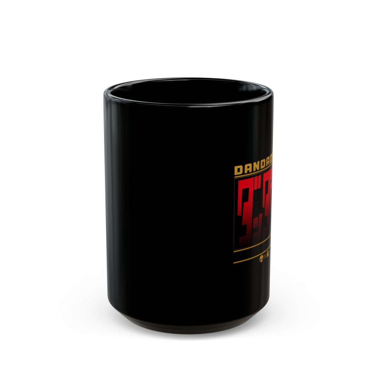 Dandadan "Aliens and Ghosts" Black Mug - alternate angle 2, merchandise