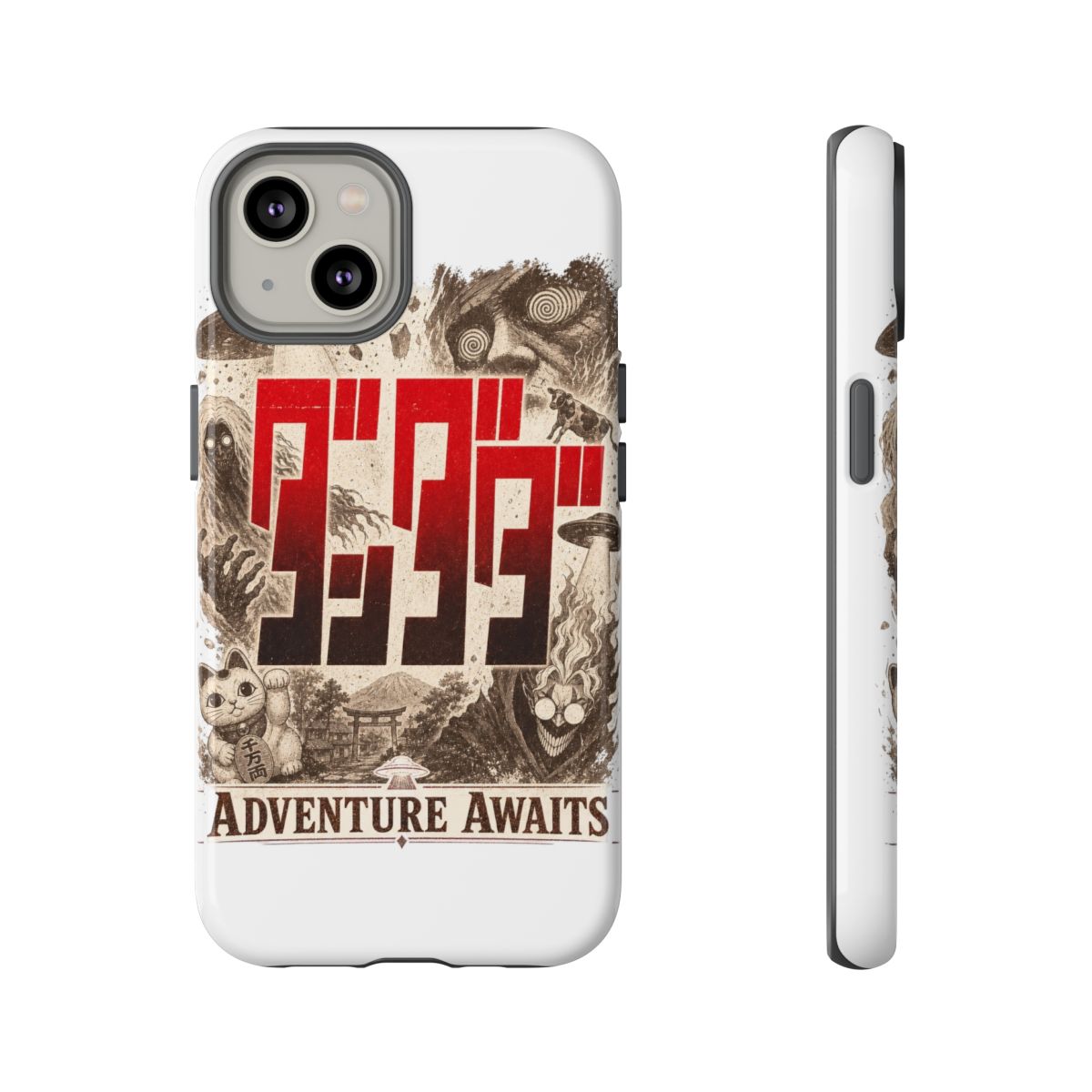Dandadan "Adventure Awaits" Phone Case - alternate angle 3, merchandise