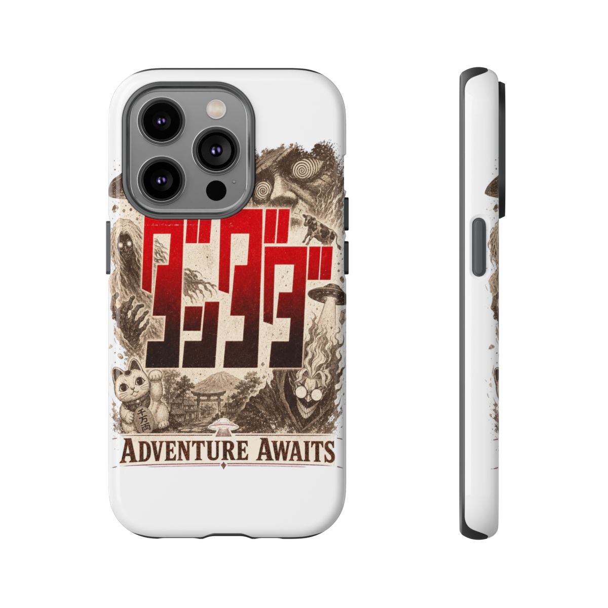 Dandadan "Adventure Awaits" Phone Case - alternate angle 4, merchandise