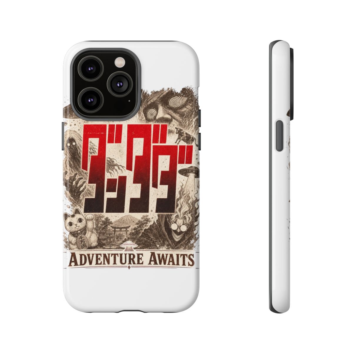 Dandadan "Adventure Awaits" Phone Case - alternate angle 5, merchandise