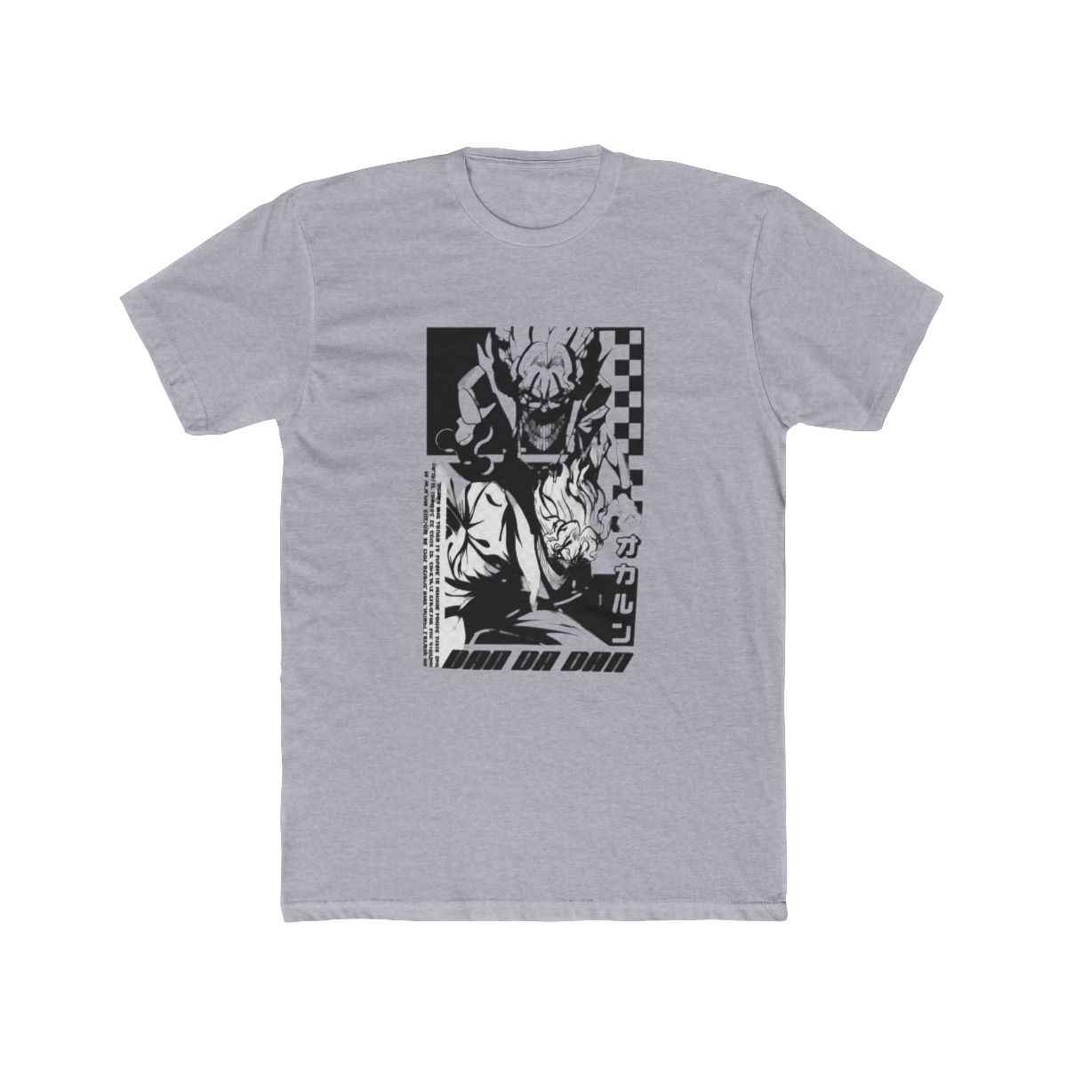Dandadan Okarun Black & White Jumbo Print T Shirt - alternate angle 4, merchandise