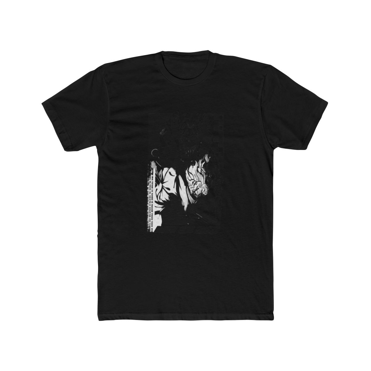 Dandadan Okarun Black & White Jumbo Print T Shirt - alternate angle 3, merchandise