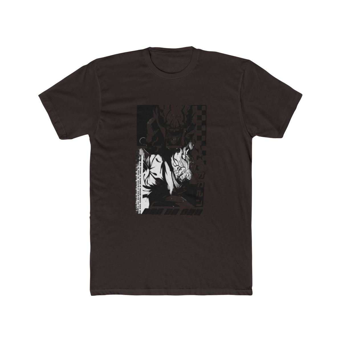Dandadan Okarun Black & White Jumbo Print T Shirt - alternate angle 2, merchandise