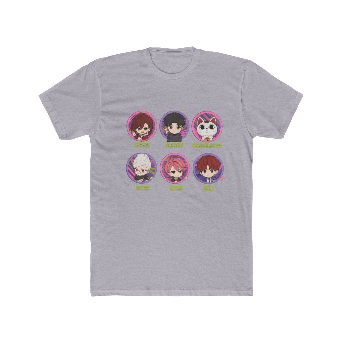 Dandadan Chibi Group Portrait T Shirt - alternate angle 3, merchandise