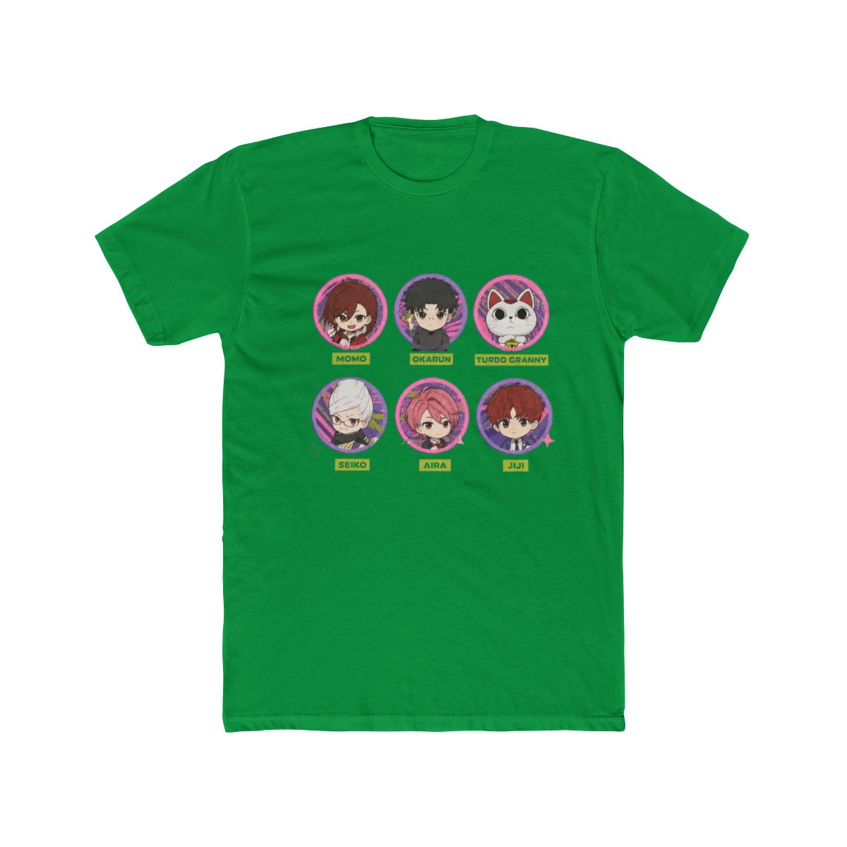 Dandadan Chibi Group Portrait T Shirt - alternate angle 5, merchandise