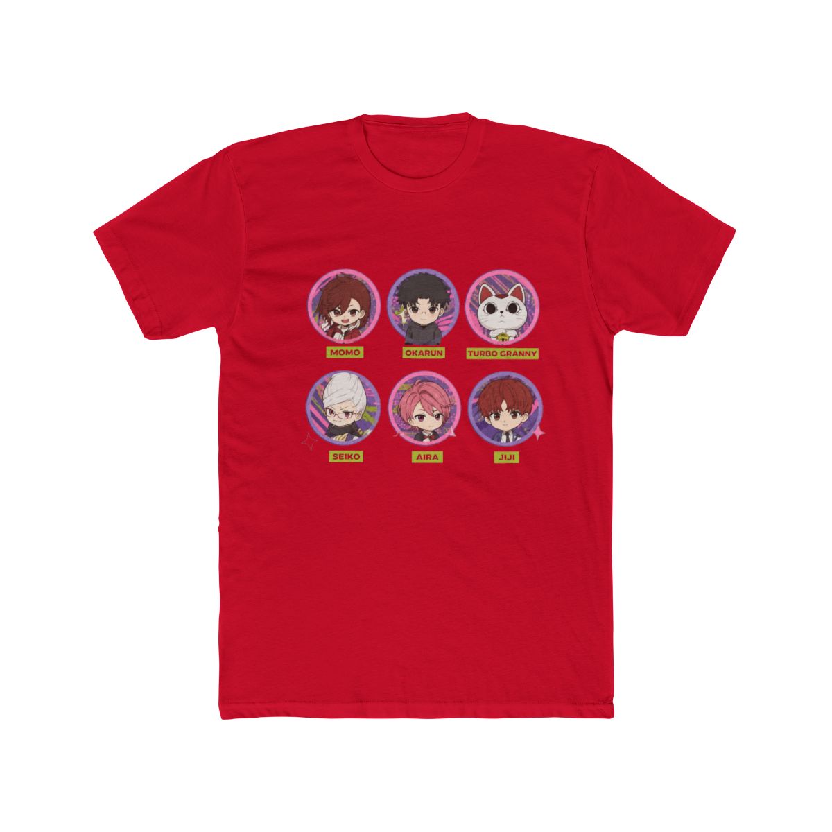 Dandadan Chibi Group Portrait T Shirt - alternate angle 4, merchandise