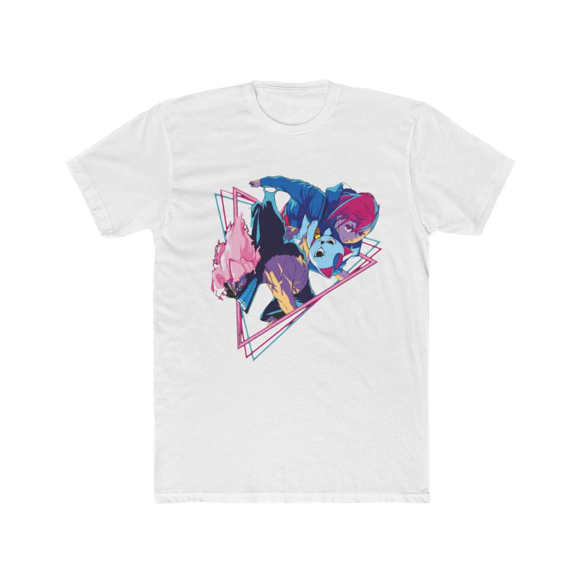Dandadan - Okarun and Momo Retro Style T Shirt - alternate angle 3, merchandise