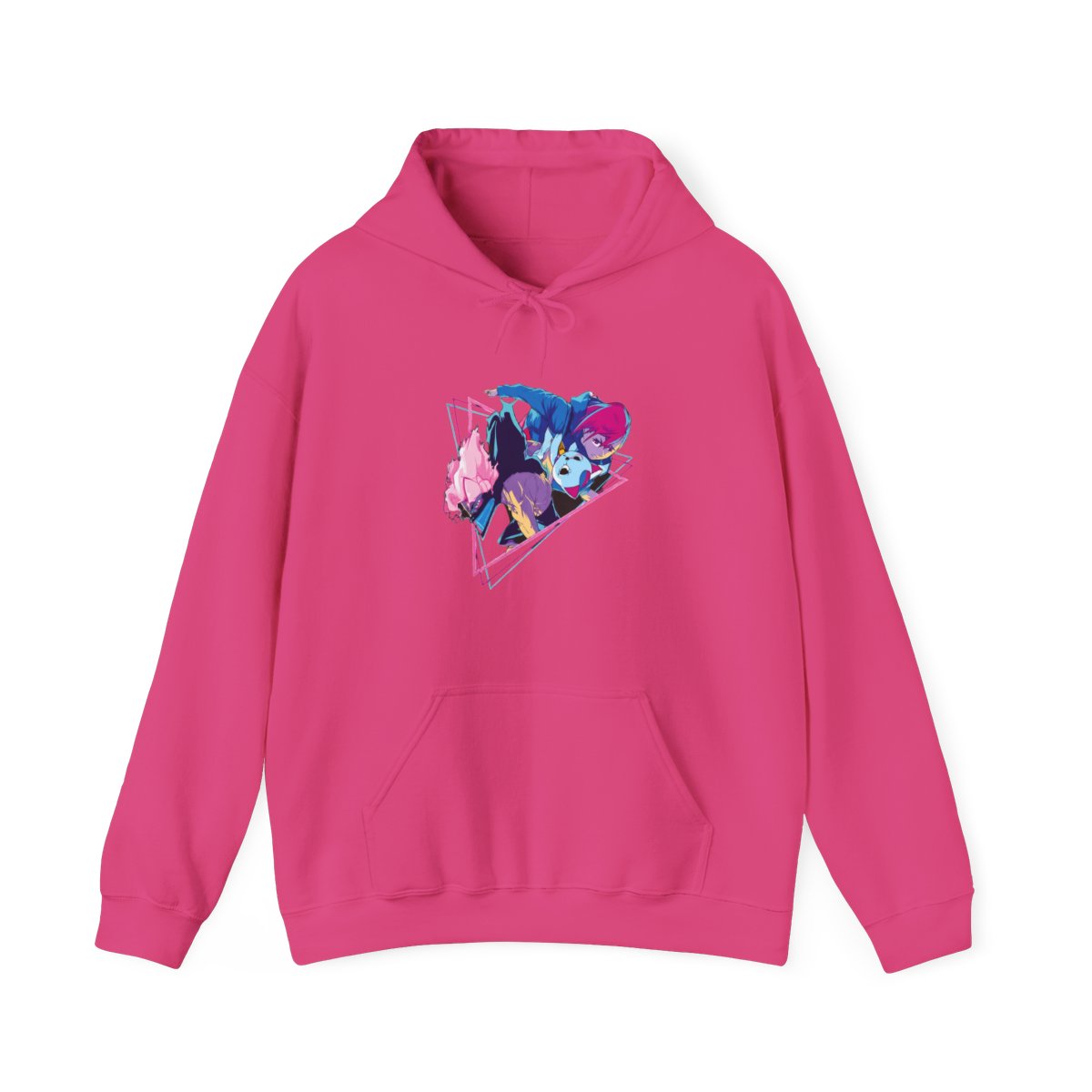 Dandadan - Okarun and Momo Retro Style Hoodie - alternate angle 4, merchandise