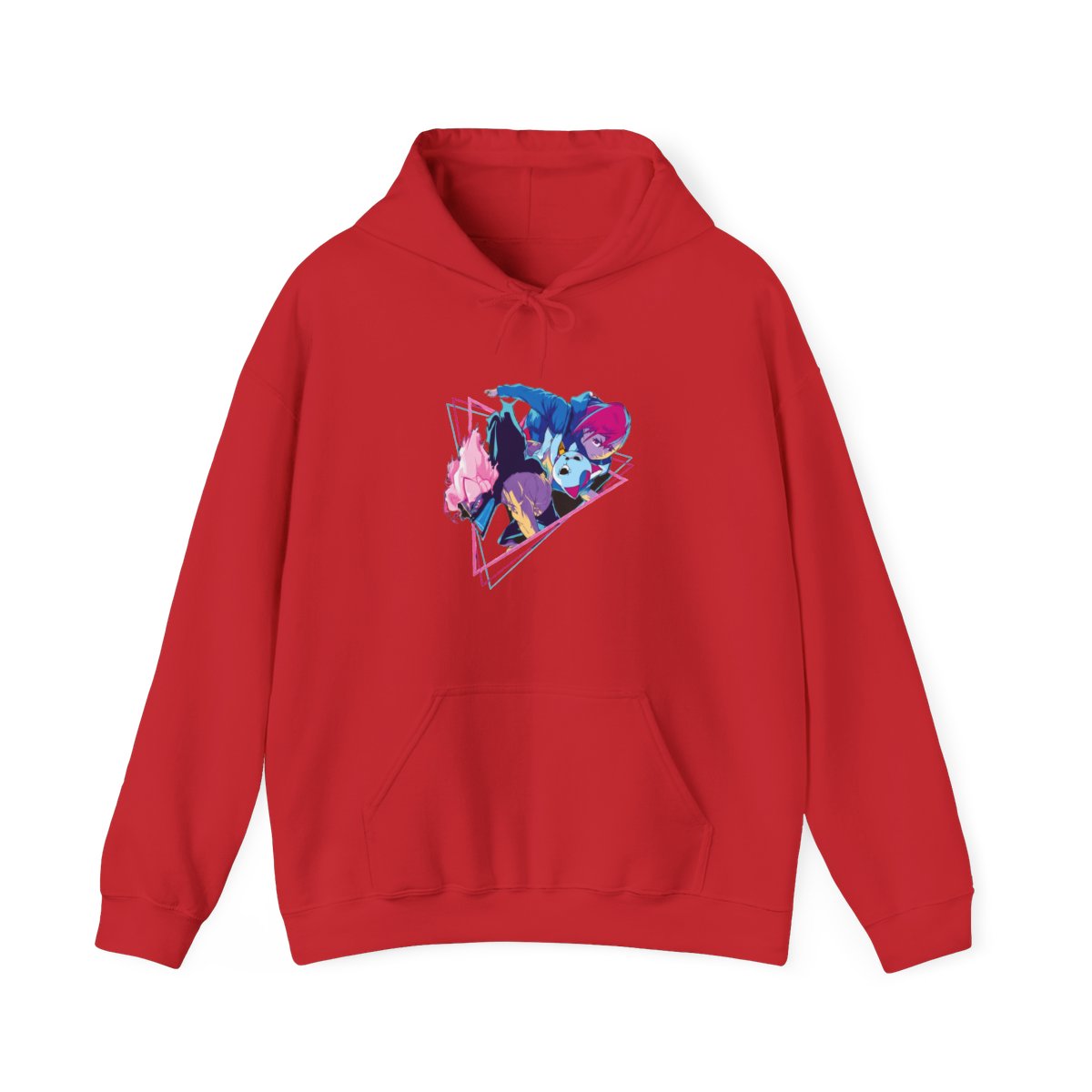 Dandadan - Okarun and Momo Retro Style Hoodie - alternate angle 5, merchandise