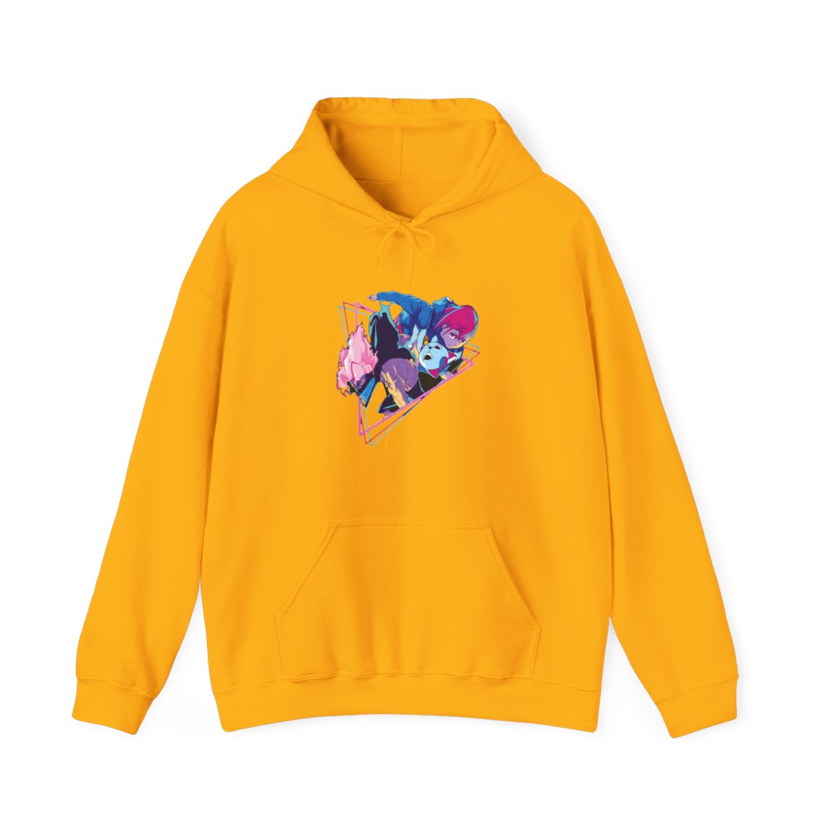 Dandadan - Okarun and Momo Retro Style Hoodie - alternate angle 2, merchandise