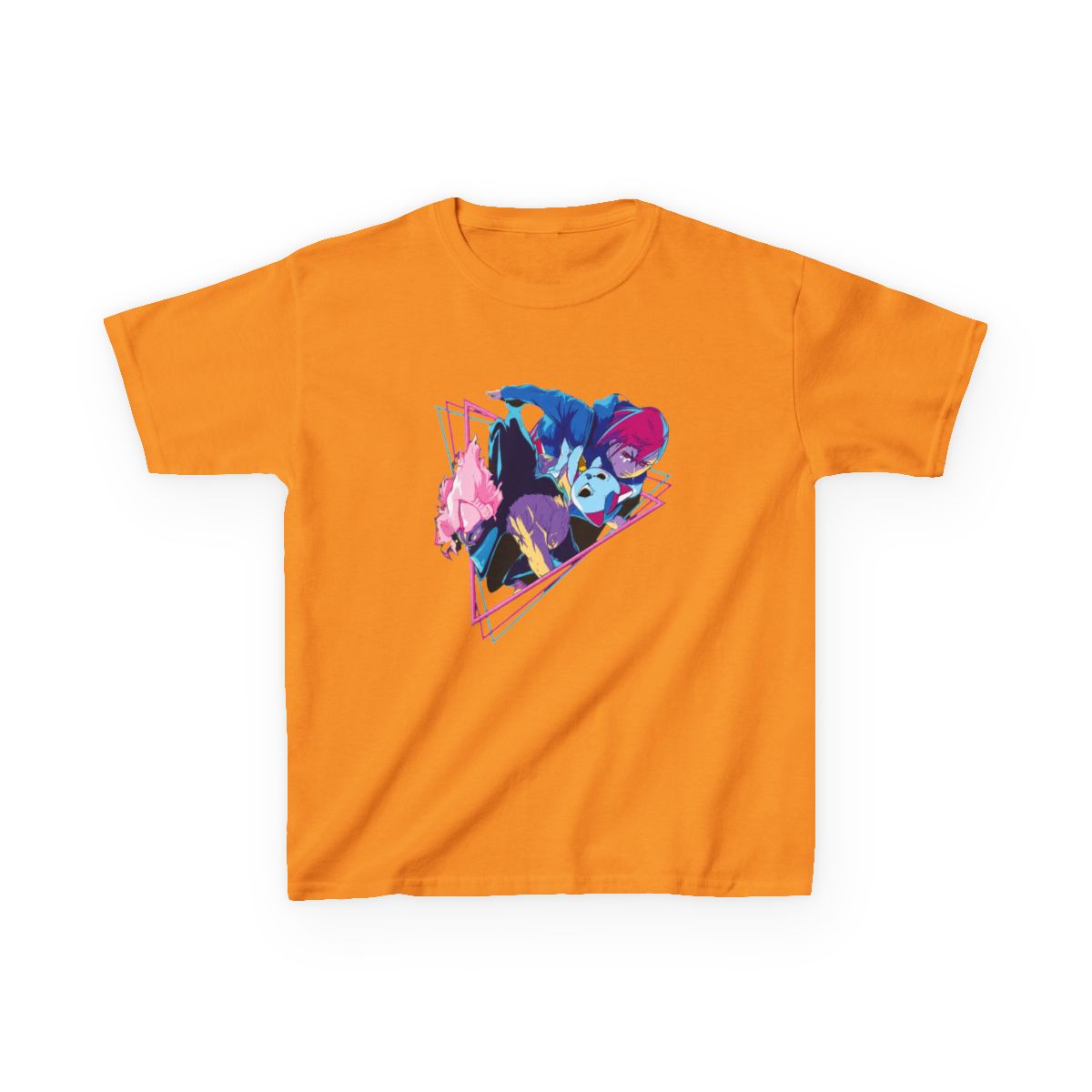 Dandadan - Okarun and Momo Retro Style Kids T-Shirt - alternate angle 4, merchandise