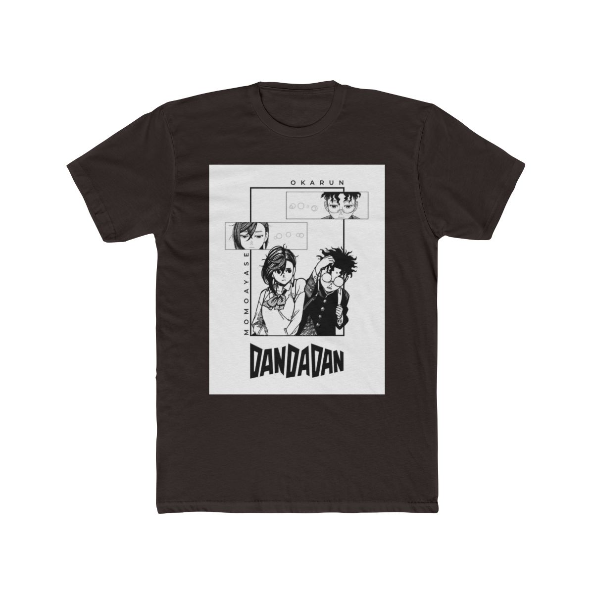 Dandadan Main B&W Retro T Shirt - alternate angle 2, merchandise