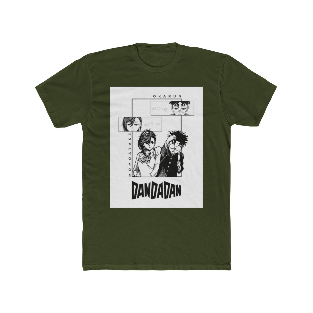 Dandadan Main B&W Retro T Shirt - alternate angle 5, merchandise