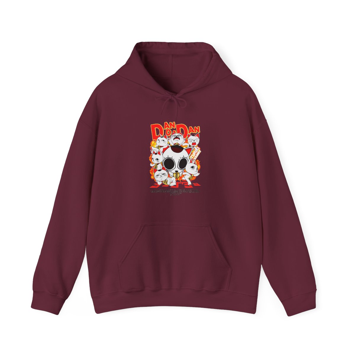Turbo Granny Hoodie Dandadan Lucky Cat Spirit Anime - alternate angle 4, merchandise
