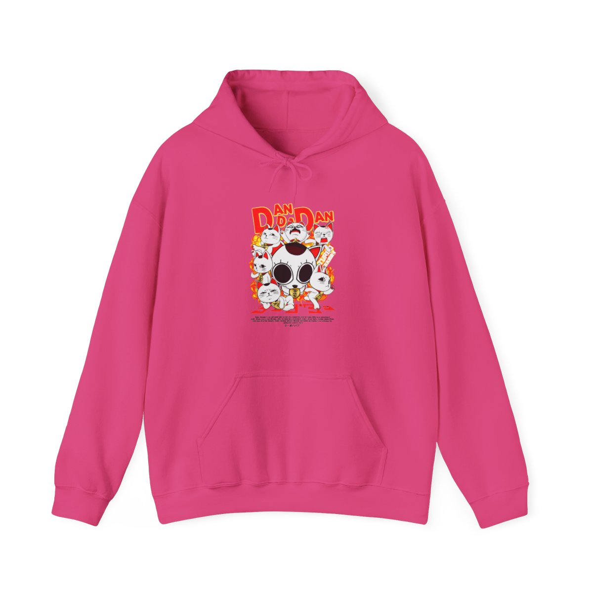 Turbo Granny Hoodie Dandadan Lucky Cat Spirit Anime