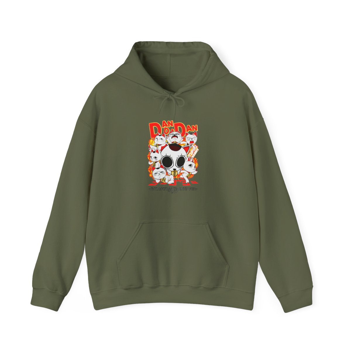 Turbo Granny Hoodie Dandadan Lucky Cat Spirit Anime - alternate angle 5, merchandise