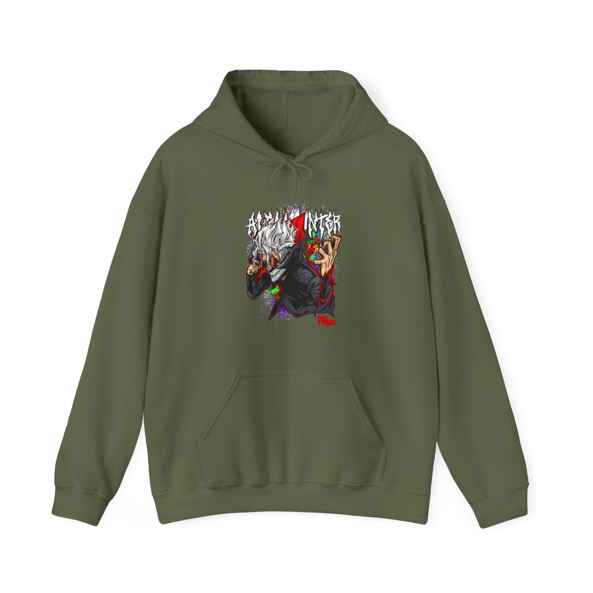 Evil Spirit Hoodie Dandadan Horror Monster Scene - alternate angle 5, merchandise