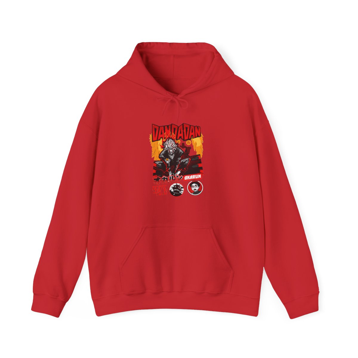Okarun Hoodie Dandadan Possessed Spirit Alien Fight - alternate angle 4, merchandise