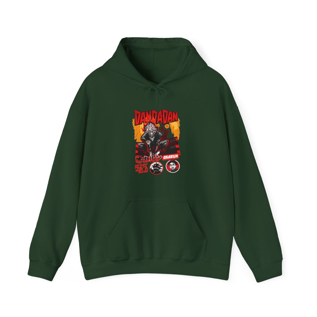 Okarun Hoodie Dandadan Possessed Spirit Alien Fight - alternate angle 3, merchandise