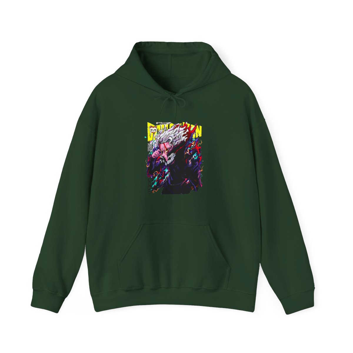 Turbo Granny Hoodie Dandadan Monster Spirit Fighter - alternate angle 3, merchandise