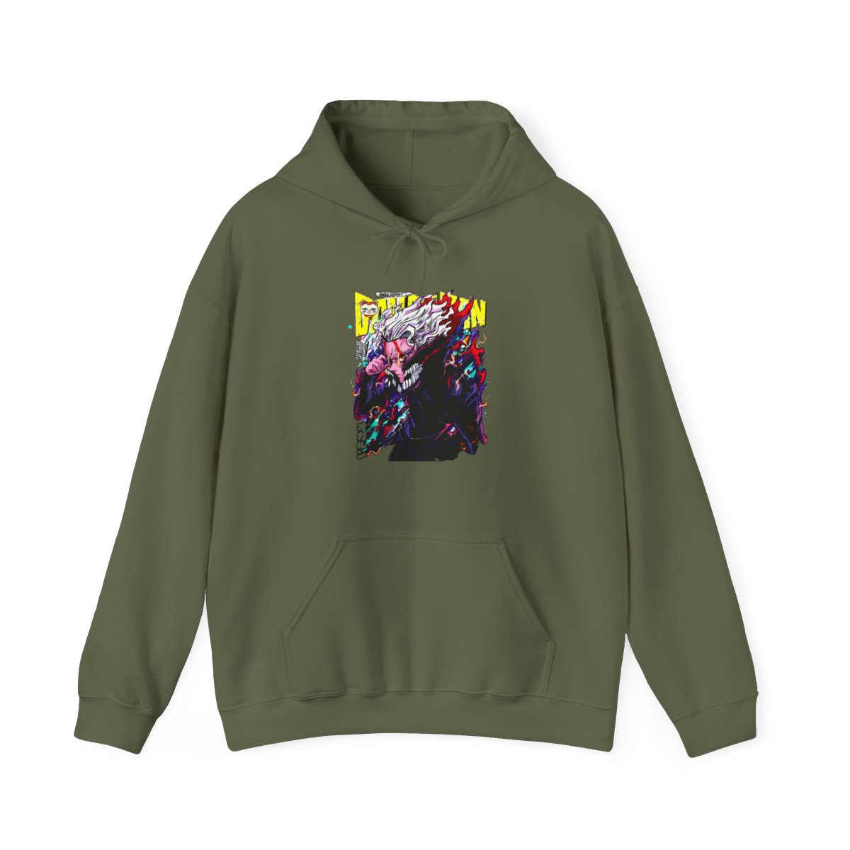 Turbo Granny Hoodie Dandadan Monster Spirit Fighter - alternate angle 2, merchandise