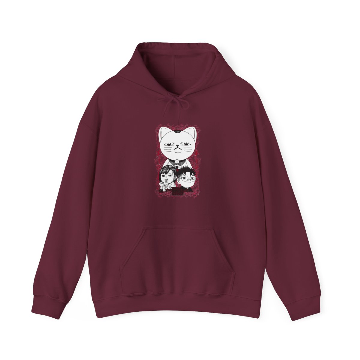 Dandadan Turbo Granny Hoodie Lucky Cat Anime Jumper - alternate angle 5, merchandise