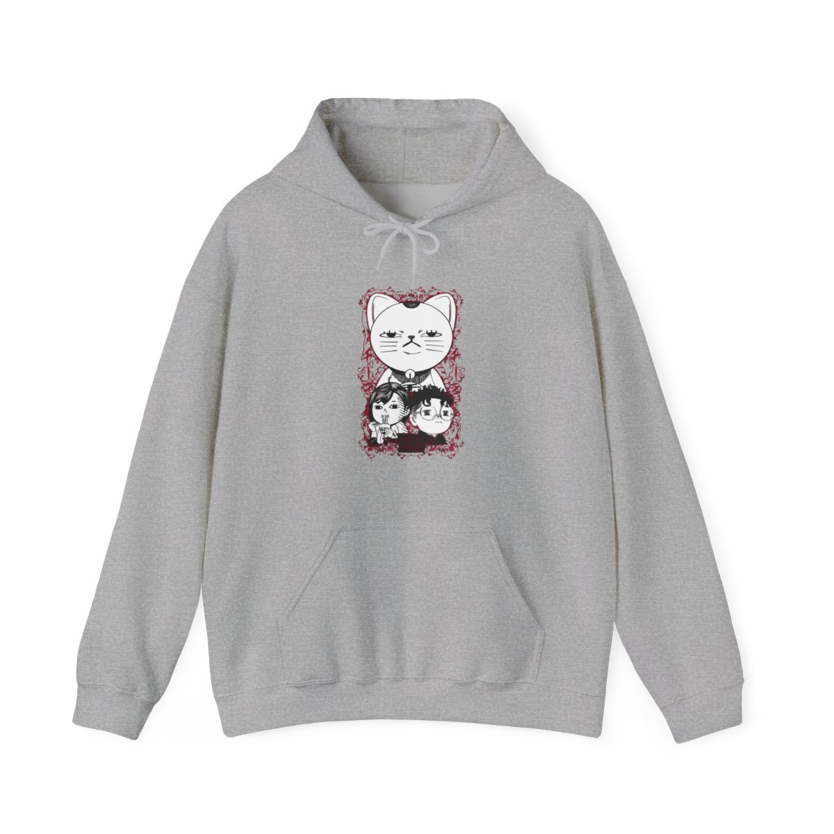 Dandadan Turbo Granny Hoodie Lucky Cat Anime Jumper - alternate angle 3, merchandise