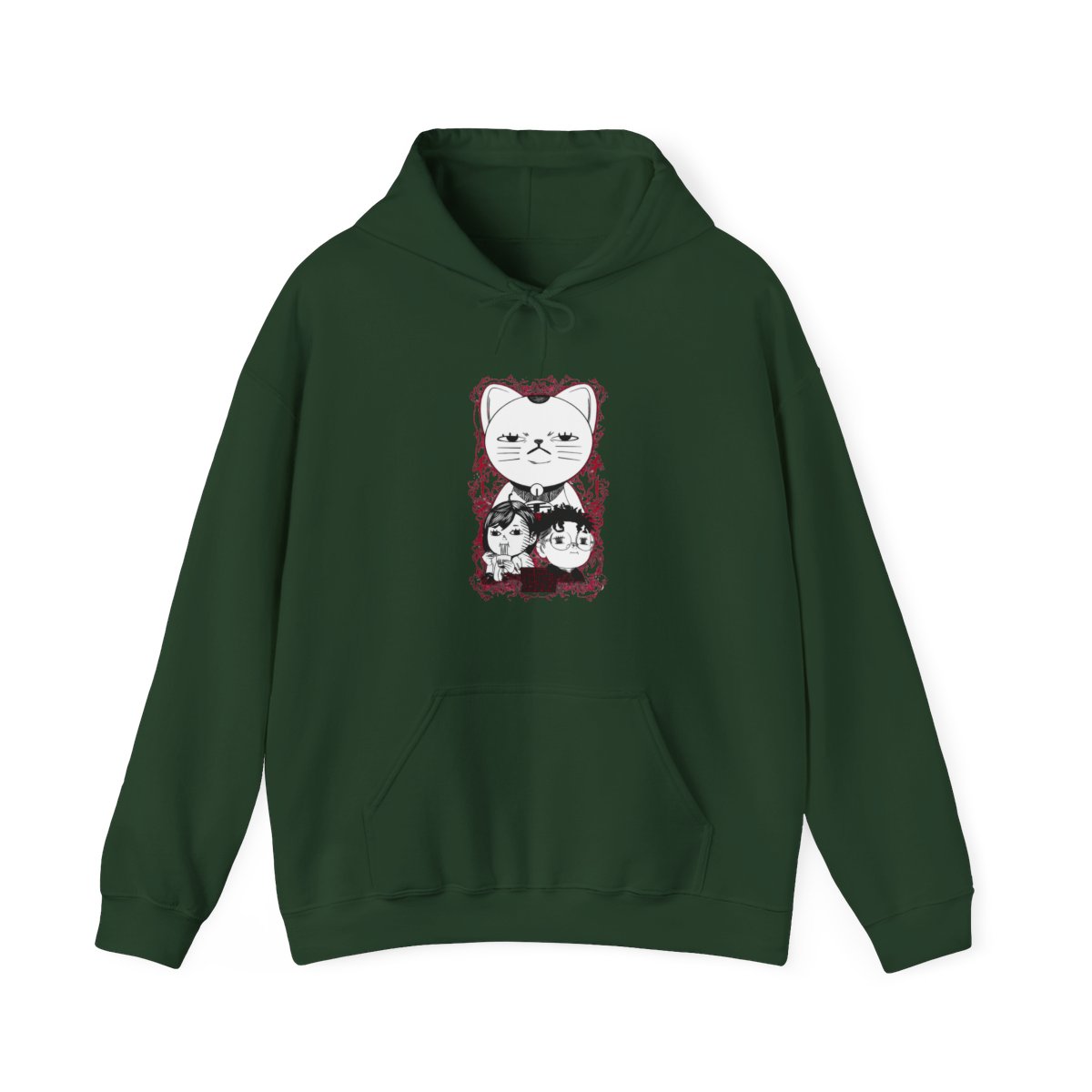 Dandadan Turbo Granny Hoodie Lucky Cat Anime Jumper - alternate angle 2, merchandise