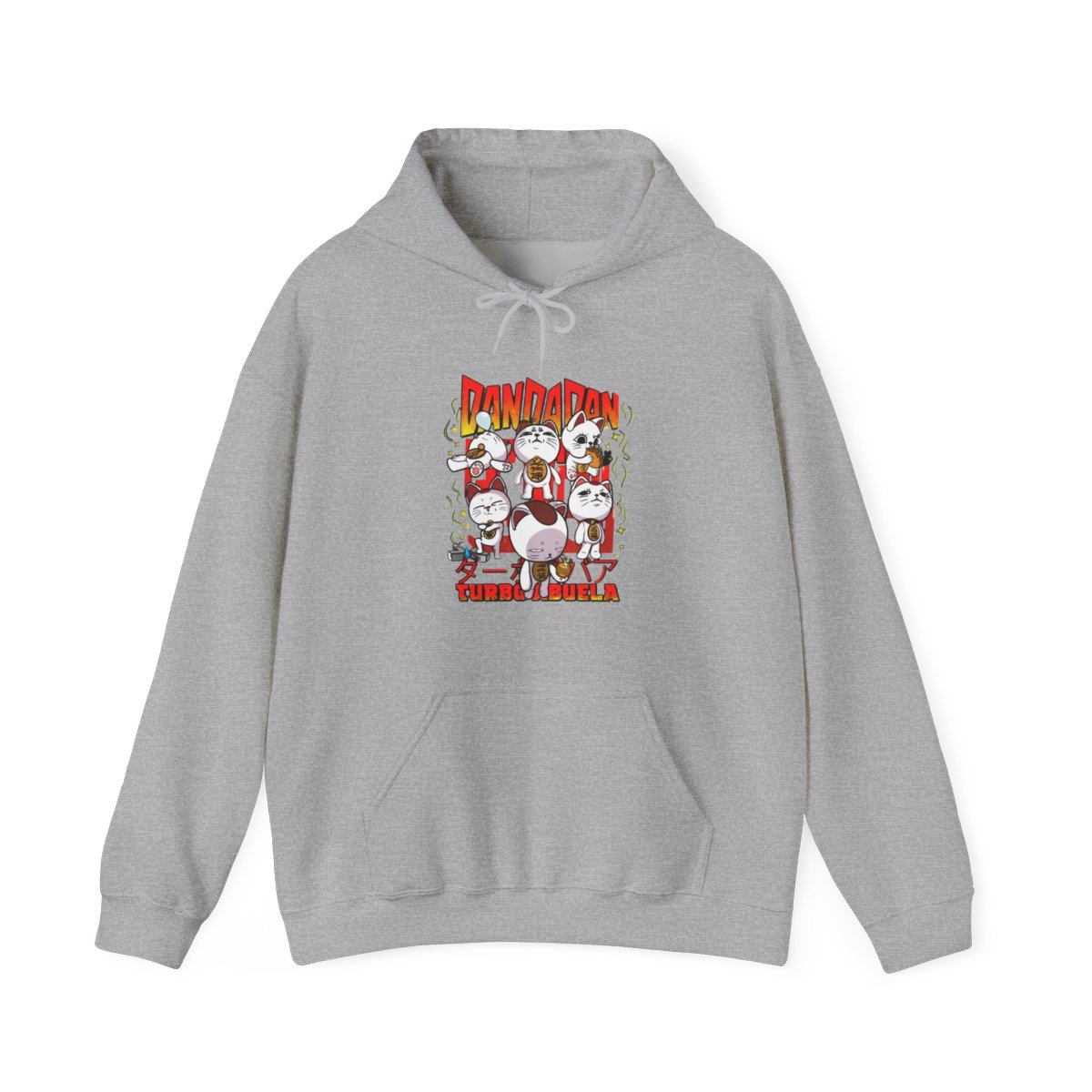 Dandadan Turbo Granny Hoodie Cat Spirits Anime Jumper - alternate angle 4, merchandise