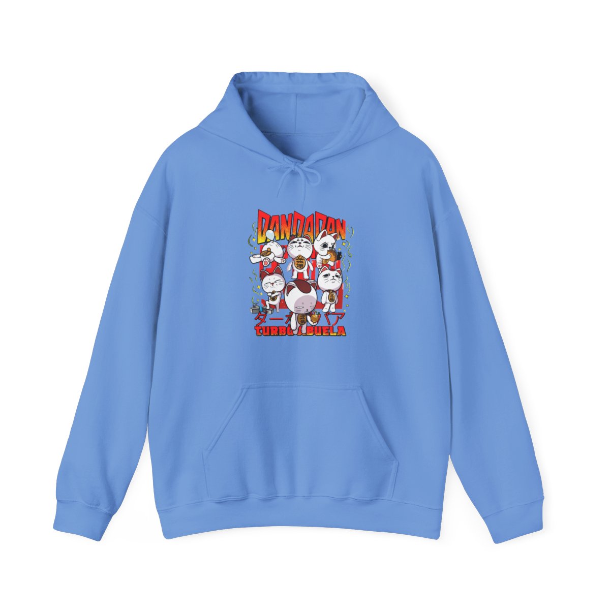 Dandadan Turbo Granny Hoodie Cat Spirits Anime Jumper