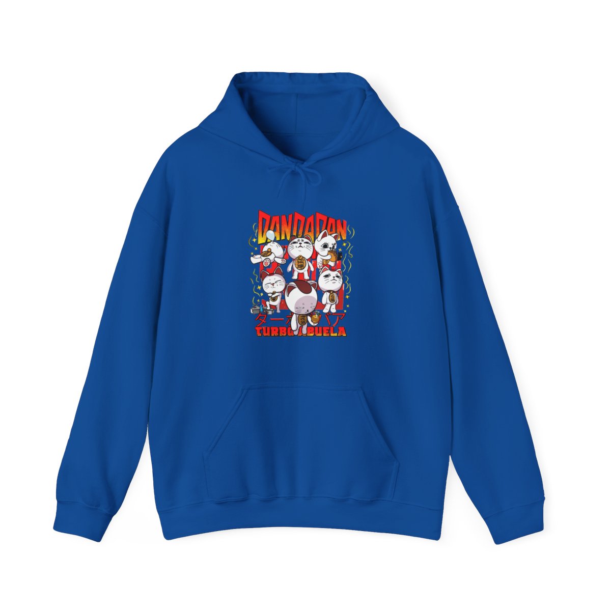 Dandadan Turbo Granny Hoodie Cat Spirits Anime Jumper - alternate angle 3, merchandise