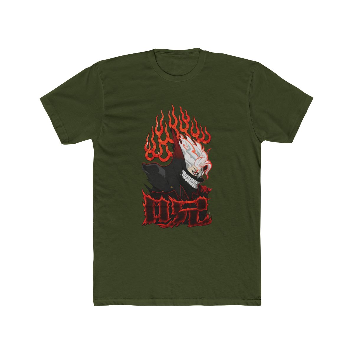 Dandadan Okarun Flame Dark Wash T Shirt - alternate angle 5, merchandise