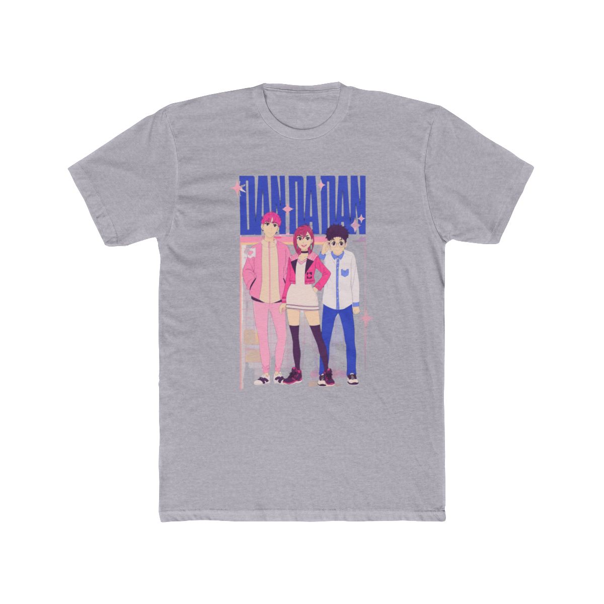 Dandadan Trio Pink T Shirt - alternate angle 5, merchandise