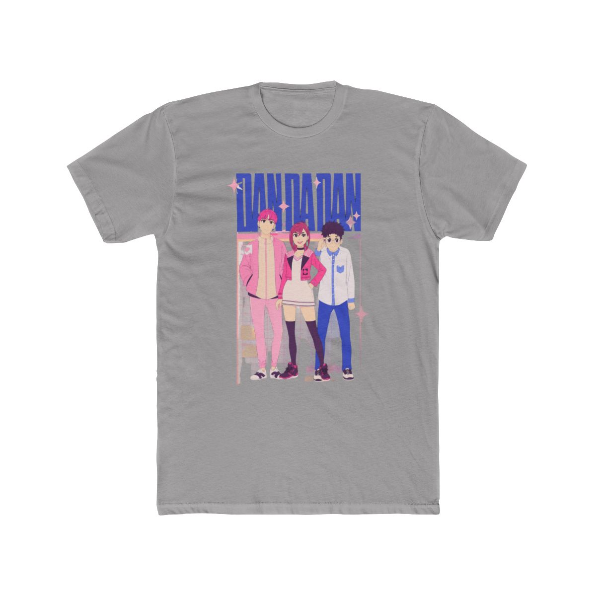 Dandadan Trio Pink T Shirt - alternate angle 2, merchandise