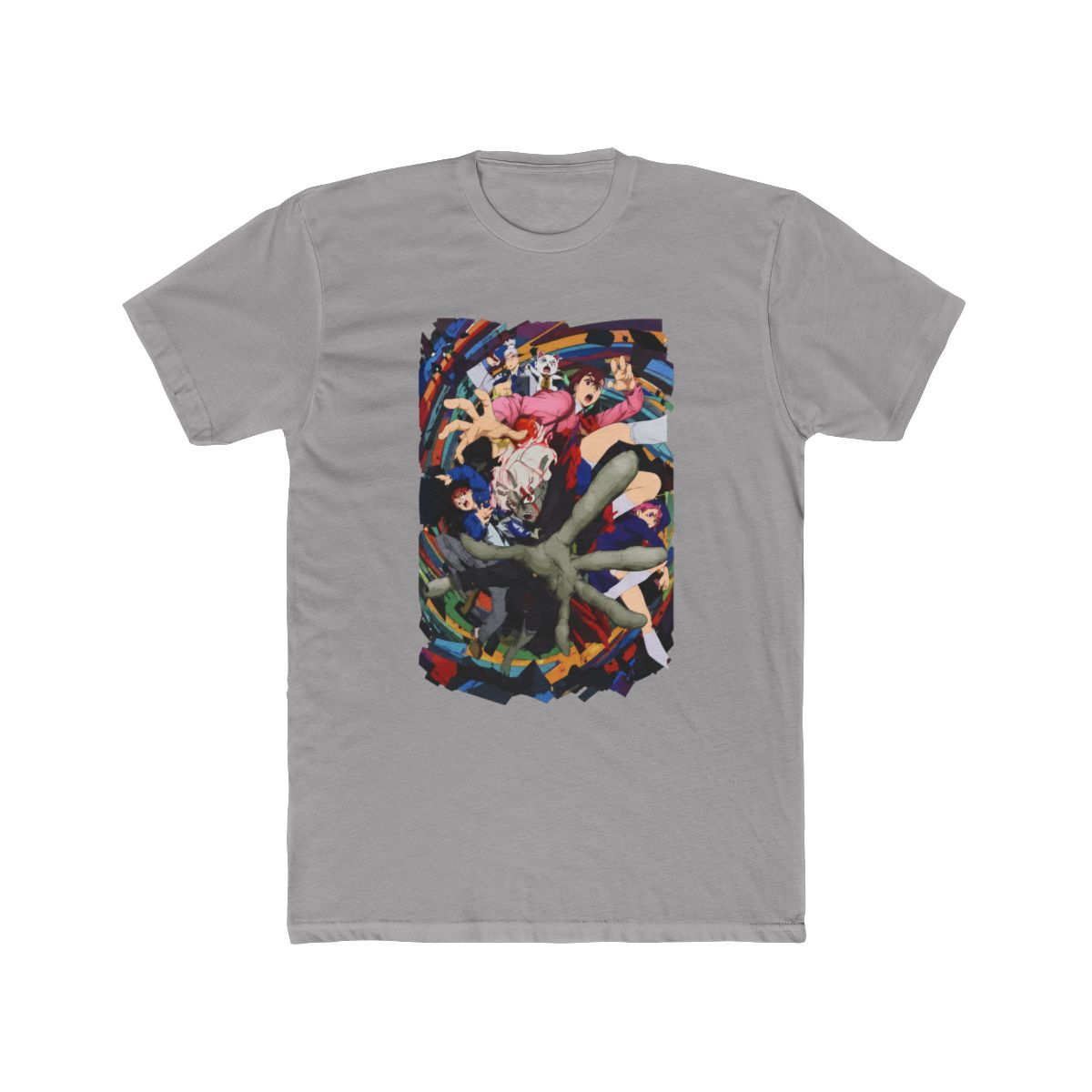 Dandadan Group Spiral Poster Girls T Shirt - alternate angle 4, merchandise